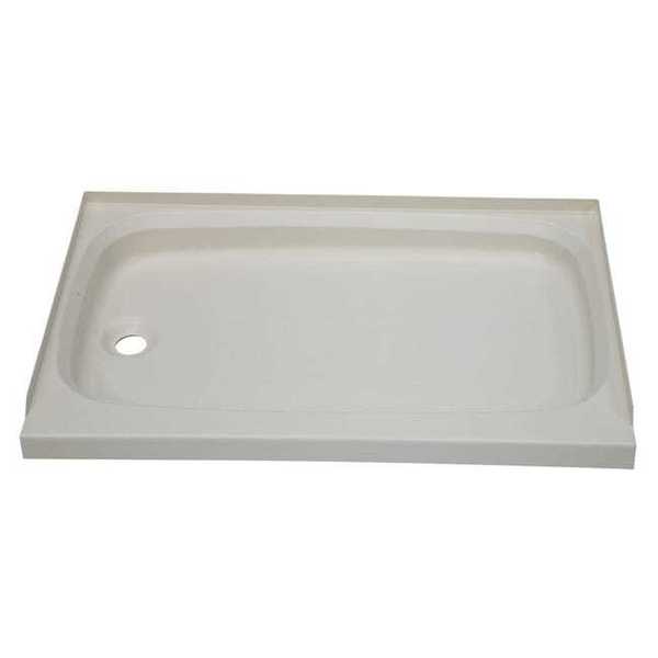 Lippert 24IN X 32IN SHOWER PAN; LEFT DRAIN - PARCHMENT 209490
